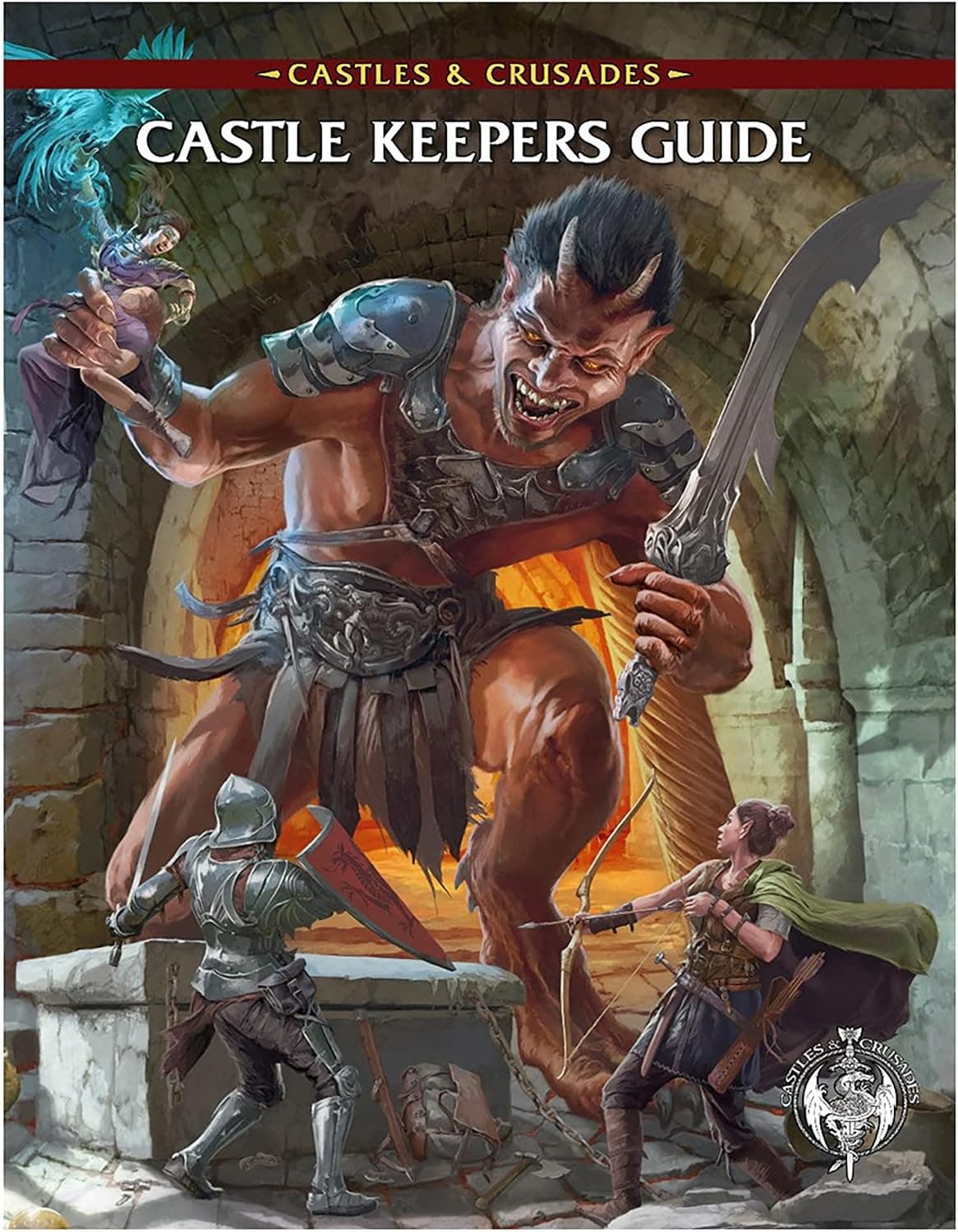 Castles & Crusades: Castle Keepers Guide - 4th Printing - Hardcover RPG Book, Role-Playing Game, 368 Pages, Full Color, New Features/Tools/Material & More