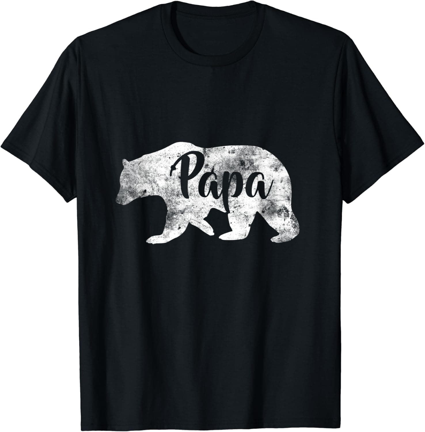 Mens Papa Bear T-Shirt Awesome Camping Father's Tee