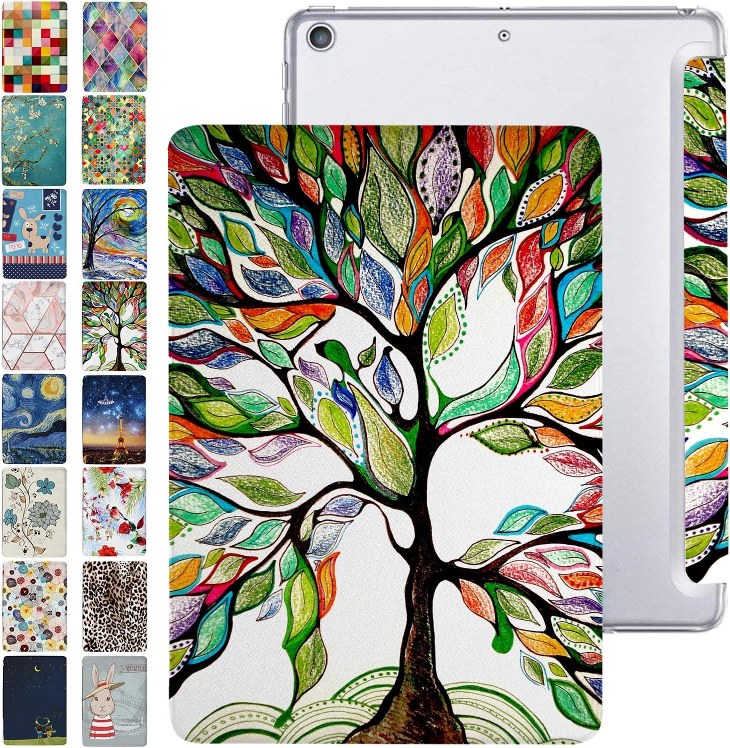 iPad 10.2 inch 9 8 7 Gen Trifold Lightweight Case A2602 MK2K3LL/A MK2L3LL/A A2604 MK2N3LL/A MK2P3LL/A A2603 A2605 MK663LL/A MK6A3LL/A MK693LL/A A2270 A2428 A2429 A2430 A2197 MW762LL/A - Olivia Tree