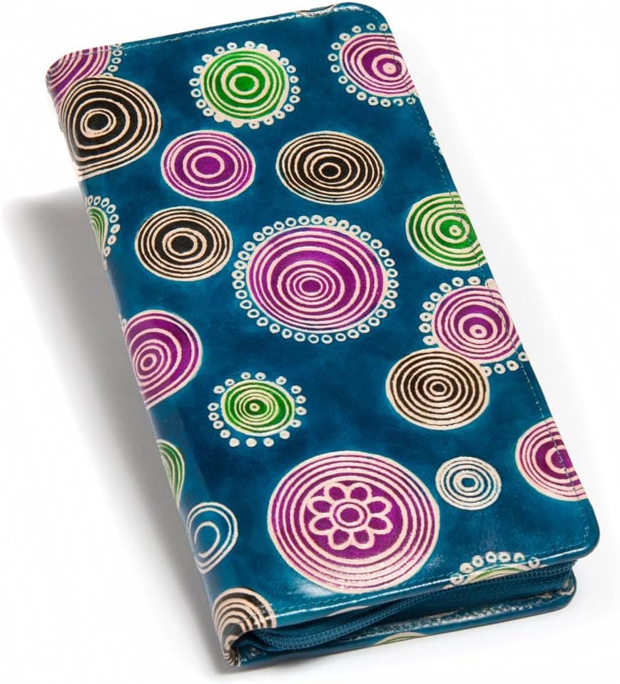 Sitara Collections SC1824 Shanti Leather Zippered Travel Wallet