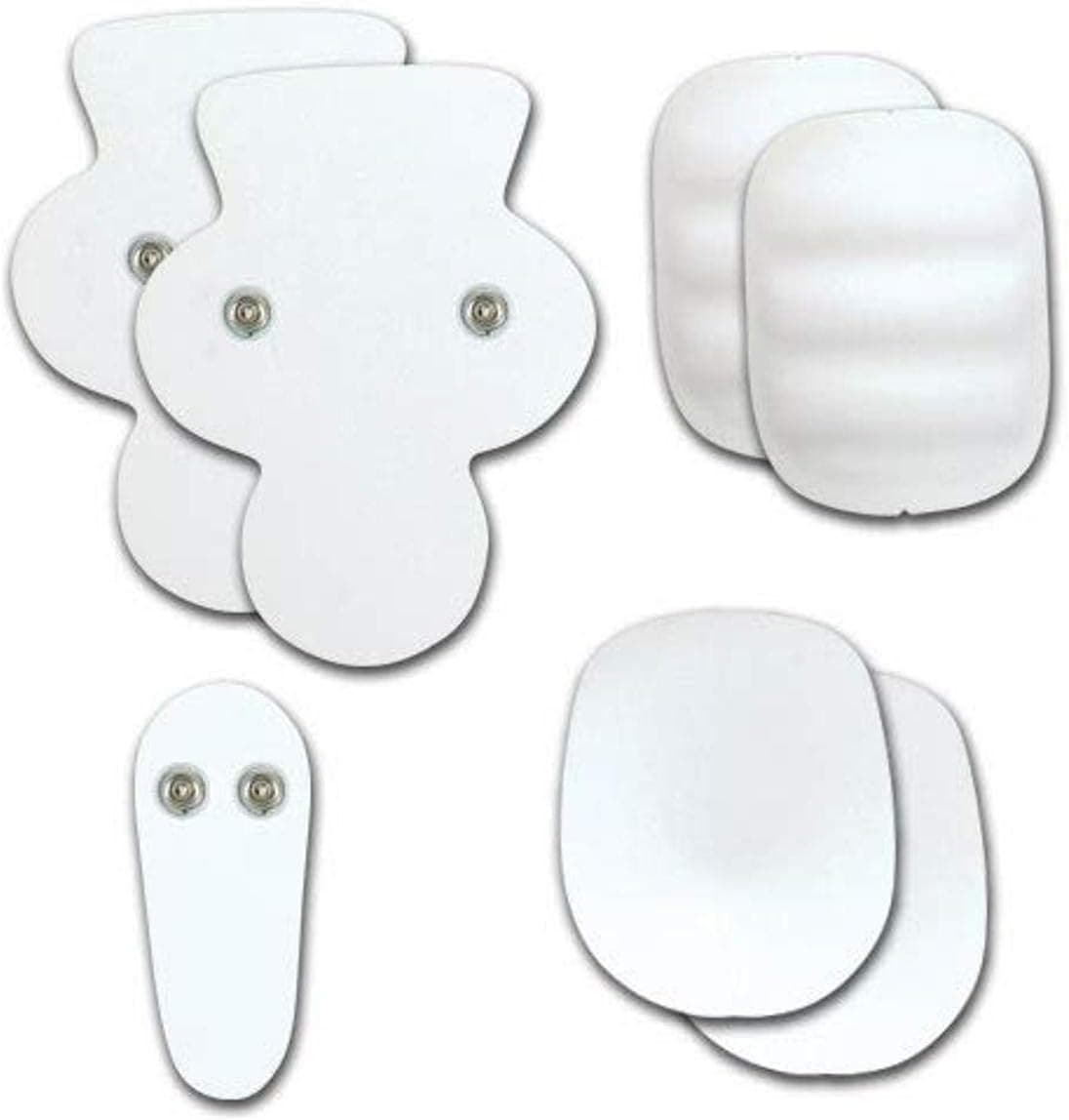 Champro Snaps Pad Set, 7 Piece (Youth) , white