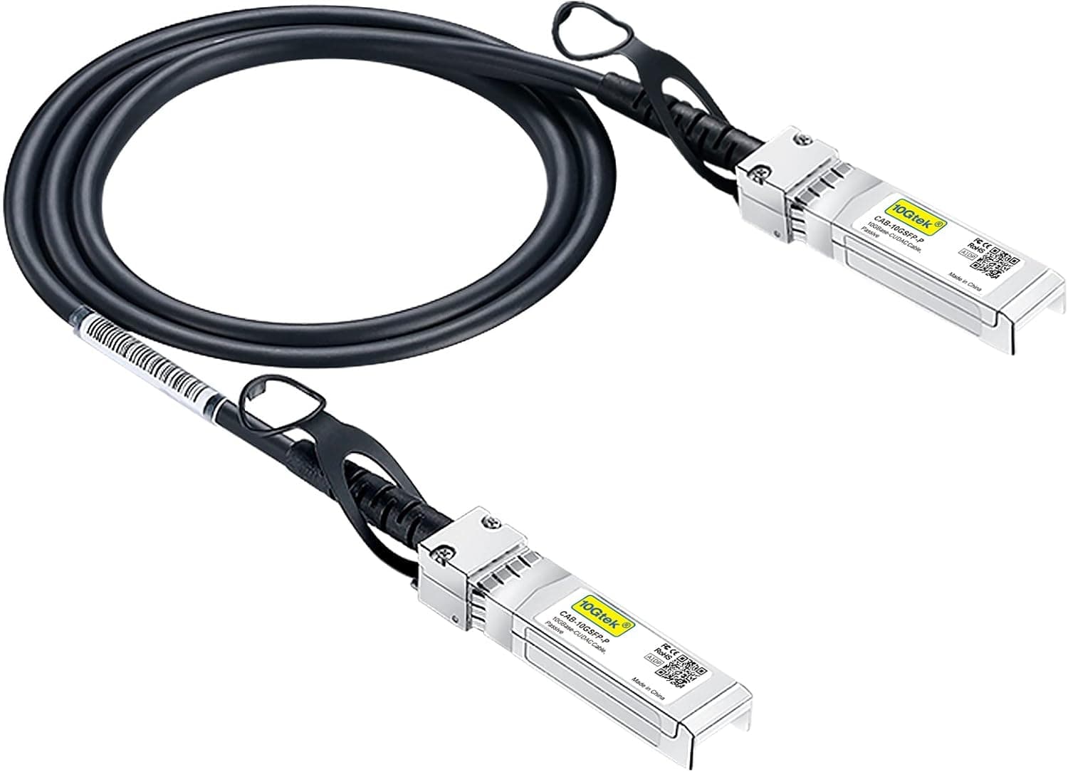 10Gtek# SFP+ DAC Twinax Cable, Passive, Compatible with D-Link DEM-CB100S, 1 Meter(3.3ft)