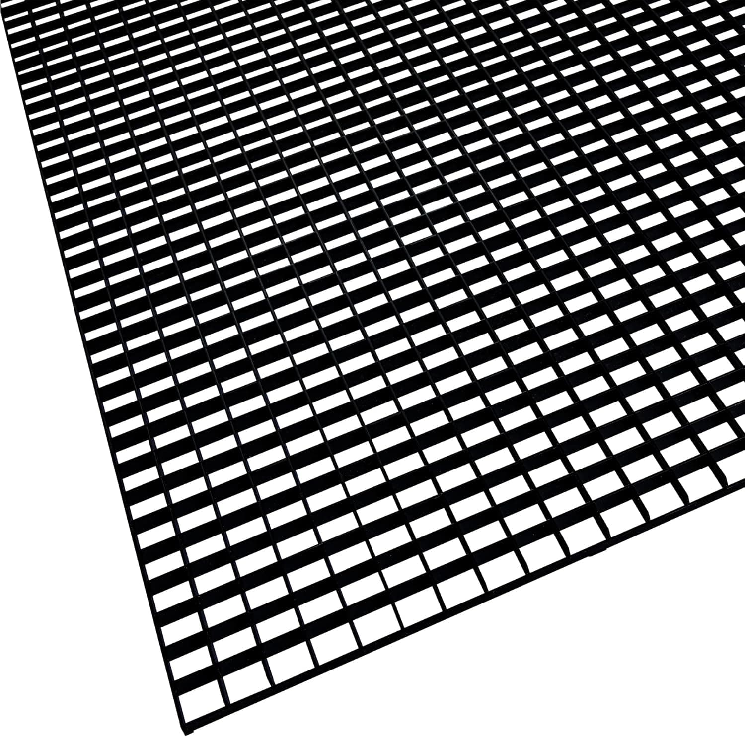 KastLite Egg Crate Panel 6-Pack in Black | Polystyrene | Nominal 2' x 4' with 1/2" x 1/2" x 3/8" Cell Size | Manufactured by American Louver