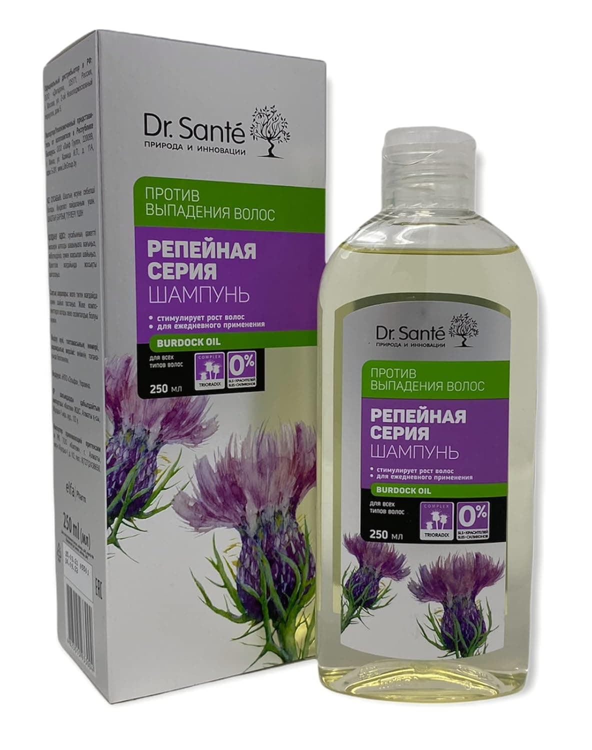 58411 Shampoo against hair loss Burdock series 250ml Dr.Sante by Dr.Sante