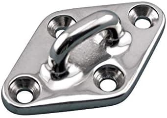 Marine Grade Stainless Steel 316 Heavy Duty Diamond Pad Eye