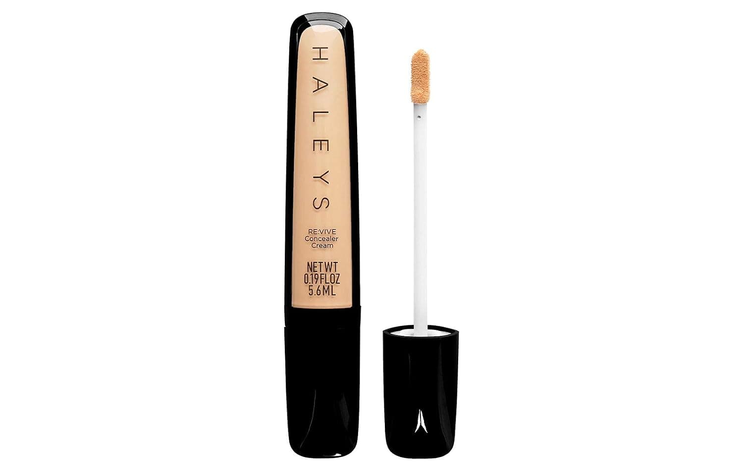 HALEYS RE:VIVE Concealer Cream (Light/Medium - Warm) Vegan, Cruelty-Free Liquid Concealer - Cover Up Blemishes, Under-Eye Circles and Skin Imperfections for a Flawless Natural Complexion