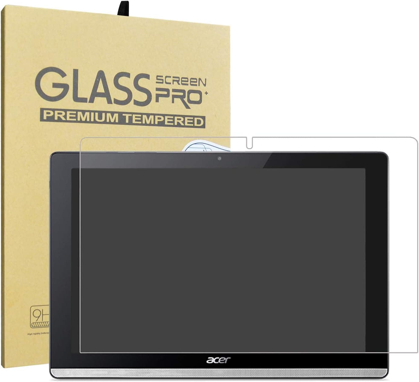 Acer Iconia One 10 B3-A50 Tempered Glass Screen Protector,LiuShan HD Clear Scratch-Resistant 9H Hardness Film for 10.1" Acer Iconia One 10 B3-A50 Tablet.