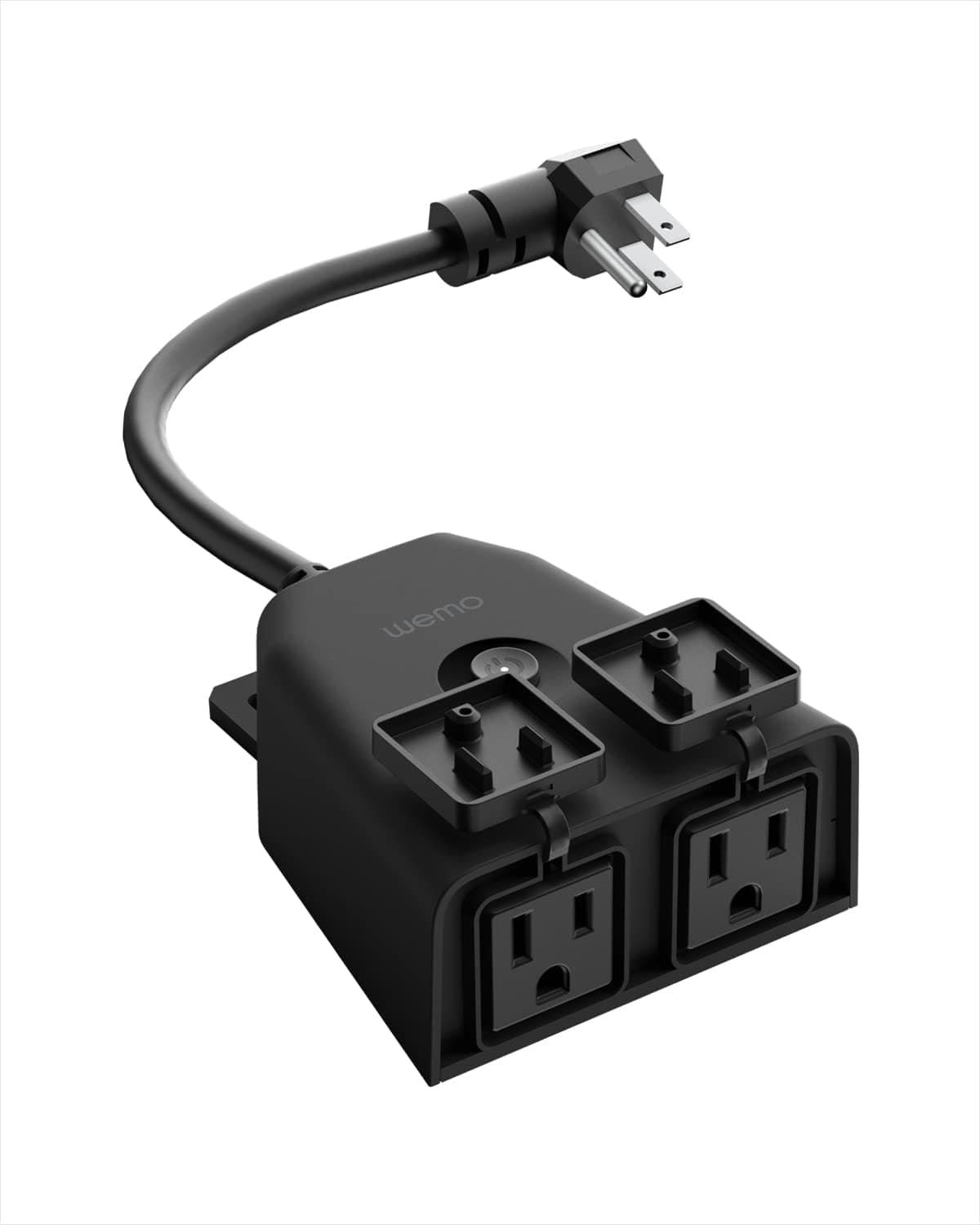 WeMo WiFi Outdoor Smart Plug - Voice Control Works With Alexa, Hey Google & Homekit - Smart Outlet to Control Smart Home Lights, Holiday Decor & Other Outdoor Devices - Weather-Resistant Design