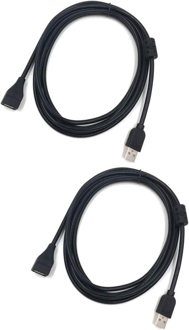 Controller Extension for Playstation Classic Cable (2 Pack) - 3 Meters (10 feet) Extender Compatible with PS Classic Mini Console by EVORETRO