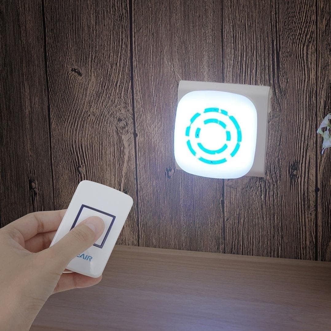 AMA(TM) Dimmable Plug-in LED Remote Control Light Stepless Adjusted Lamp Nightlight Wall Lights (White)