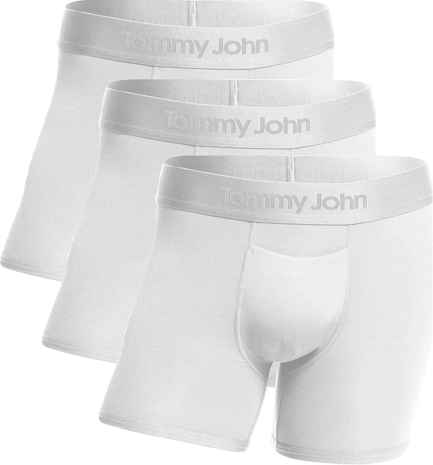 Tommy John Men’s Underwear - Second Skin Trunk with Contour Pouch and Shorter 4" Inseam – Silky Soft, Stretch Fabric