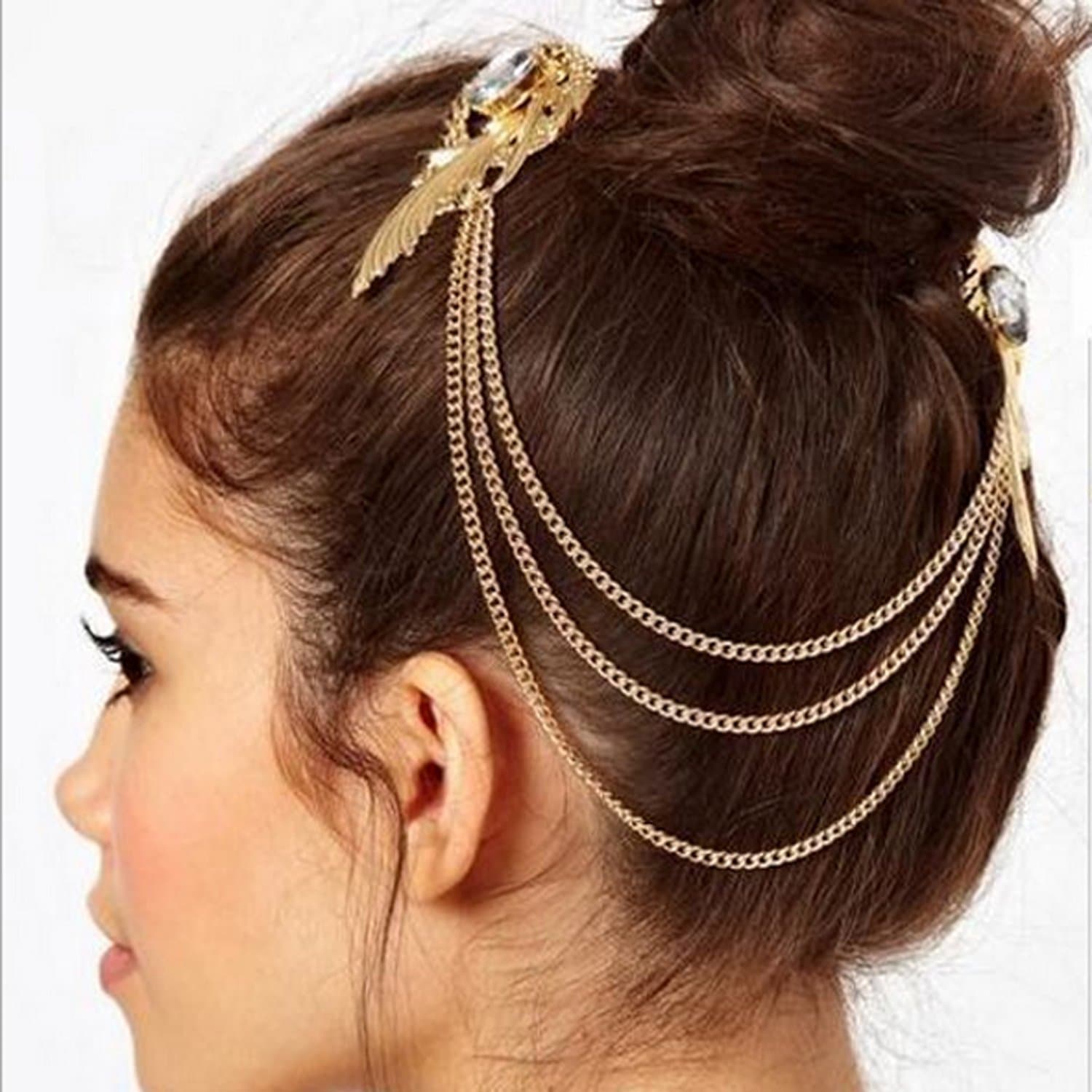 A&c Vintage Princess Head Chain for Women, Fashion Headband for Women