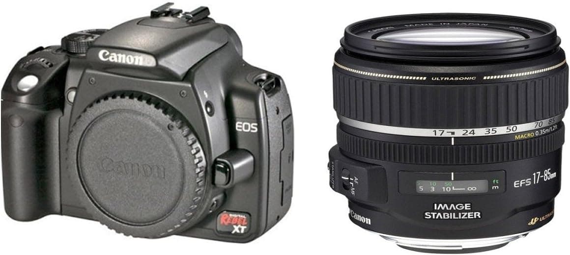 Canon Digital Rebel XT 8MP Digital SLR Camera with EF-S 17-85mm f4/5.6 USM Image Stabilized Lens (Black)