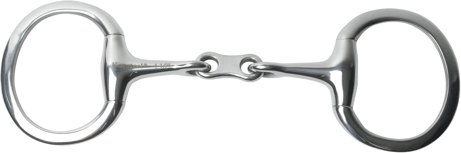 Korsteel Stainless Steel French Link Eggbutt Snaffle Bit