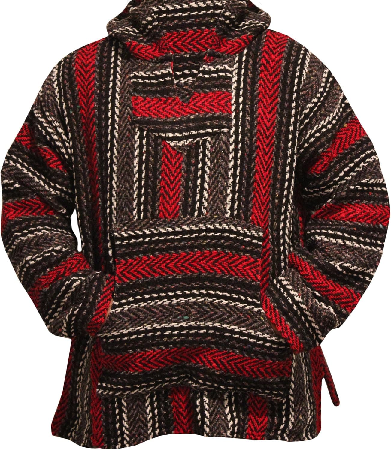 Deluxe Baja- Original Mexican Baja Hoodie (Red, Charcoal, White) Unisex
