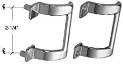 2-1/4" Chrome Shower Door Pull Handle - Package