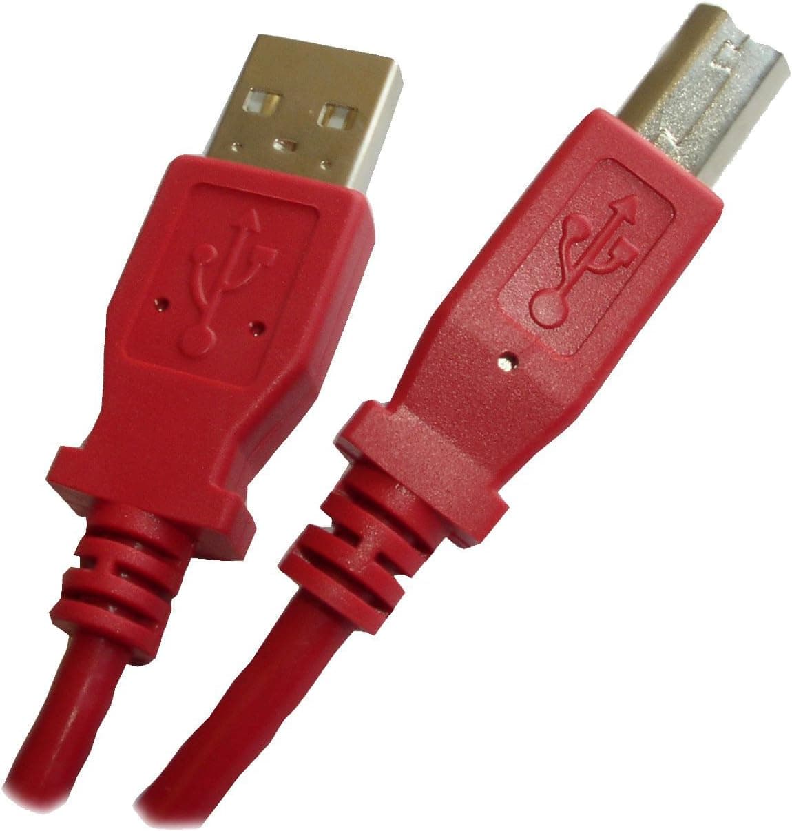 Professional Cable 6-Feet USB 2.0 Compliant A to B Cable, Red (USBRD-06)