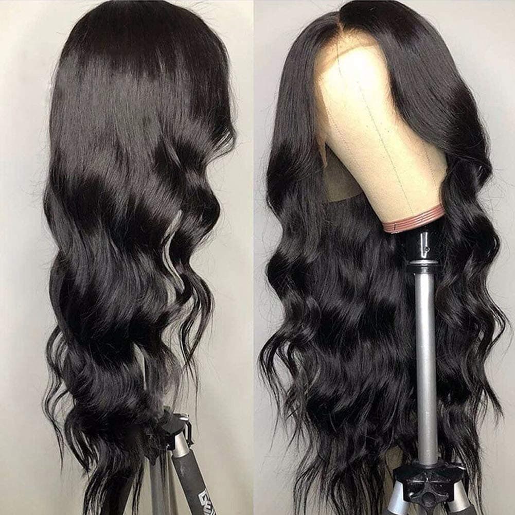 360 Lace Frontal Wigs Body Wave Lace Front Wigs 180% Density 24inch Human Hair Wigs for Women Per Plucked Body Wave Wigs With Baby Hair