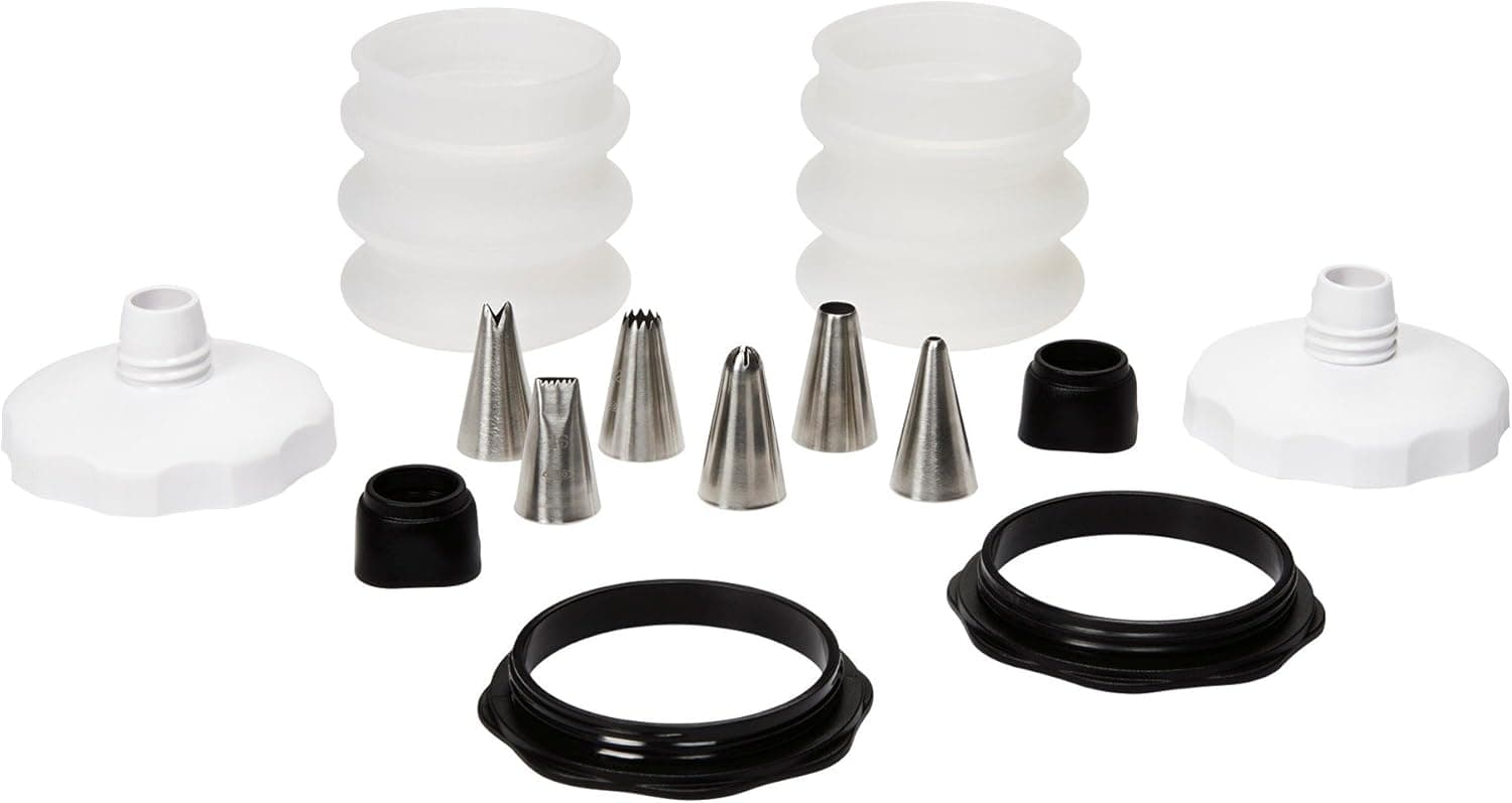 OXO Good Grips 8-Piece Baker's Silicone Decorating Bottle Kit - Black