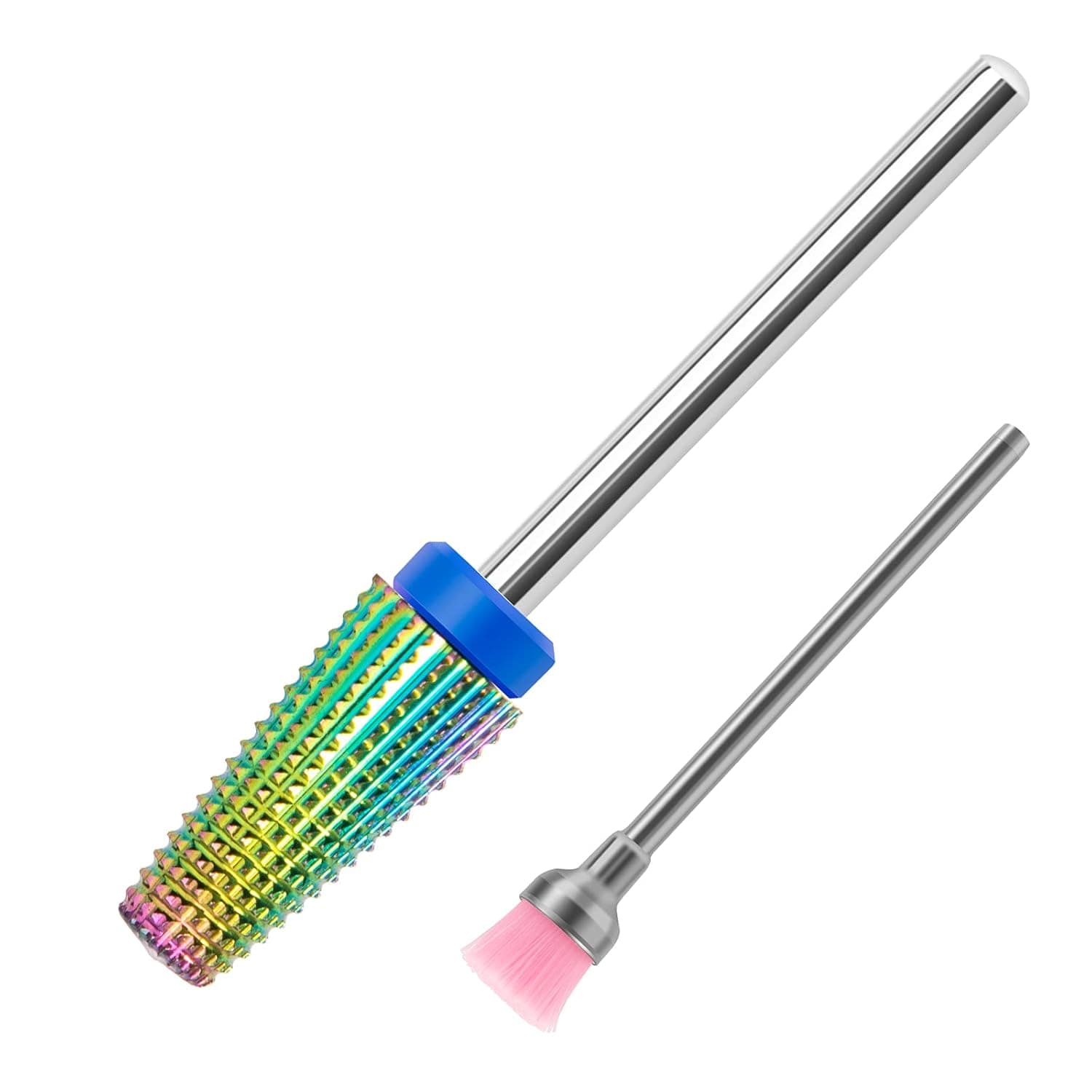 CGBE Nail Drill Bits, Nail Carbide 5 in 1 Bit Fast remove Acrylic or Hard Gel - 3/32" Shank - Manicure, Nail Art, Drill Machine-Medium