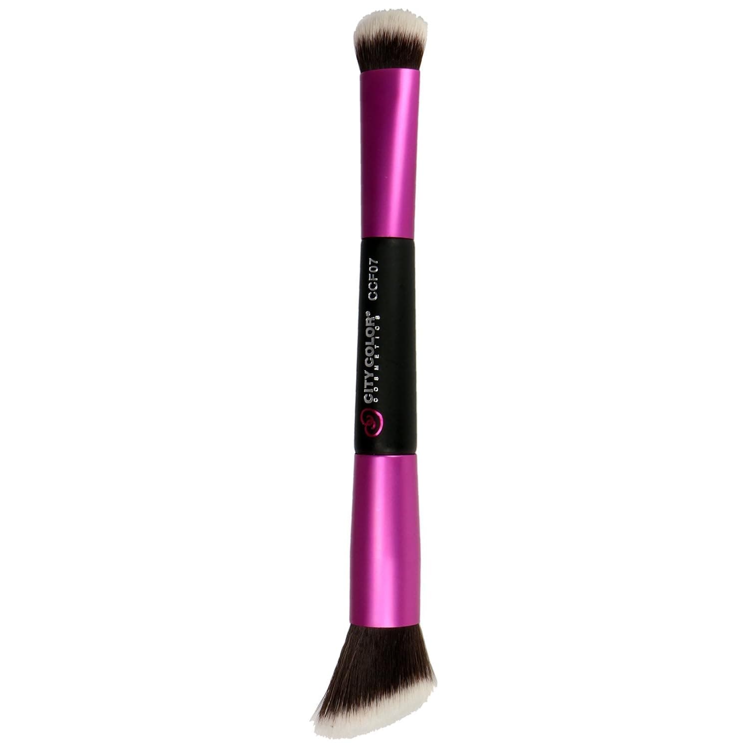 CITY COLOR COSMETICS Photo Chic Dual Ended Contour Brush - Professional powder/liquid/cream makeup brush