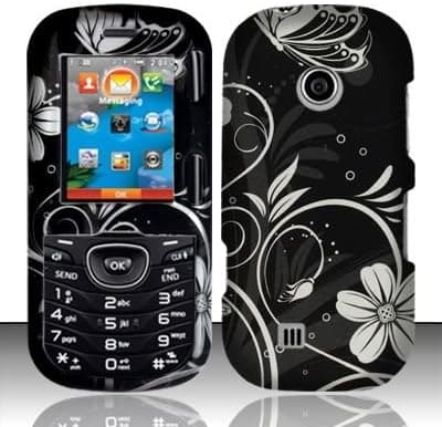 Cell Phone Case Cover Skin for LG VN251 Cosmos II 2 (White Flowers) - Verizon