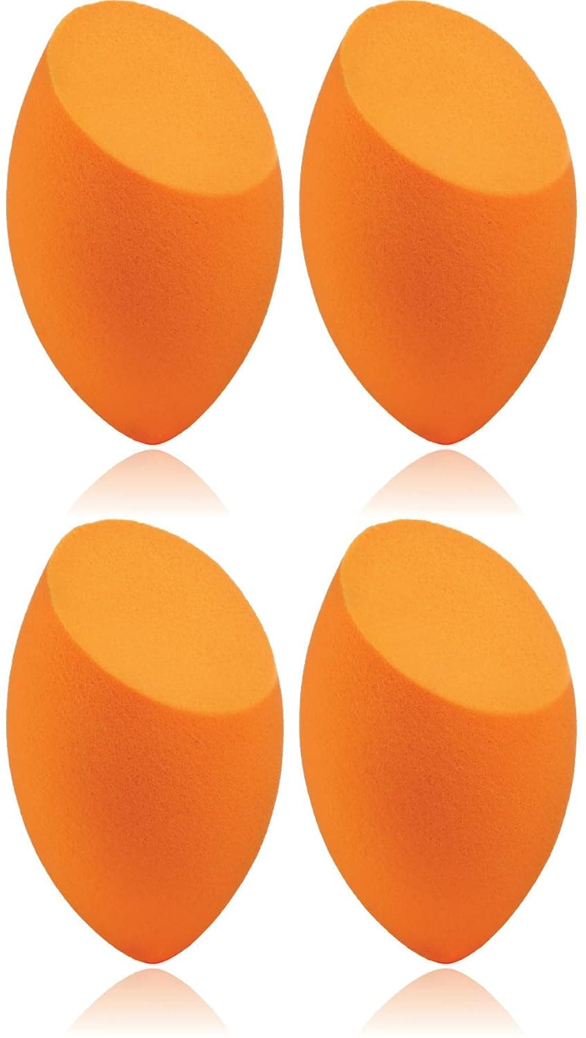 4 Pcs Makeup Sponge Set Blender Beauty Foundation Blending Sponge - Soft Latex Free Vegan Sponges - Blending, Highlighting, Contouring - Flawless Coverage