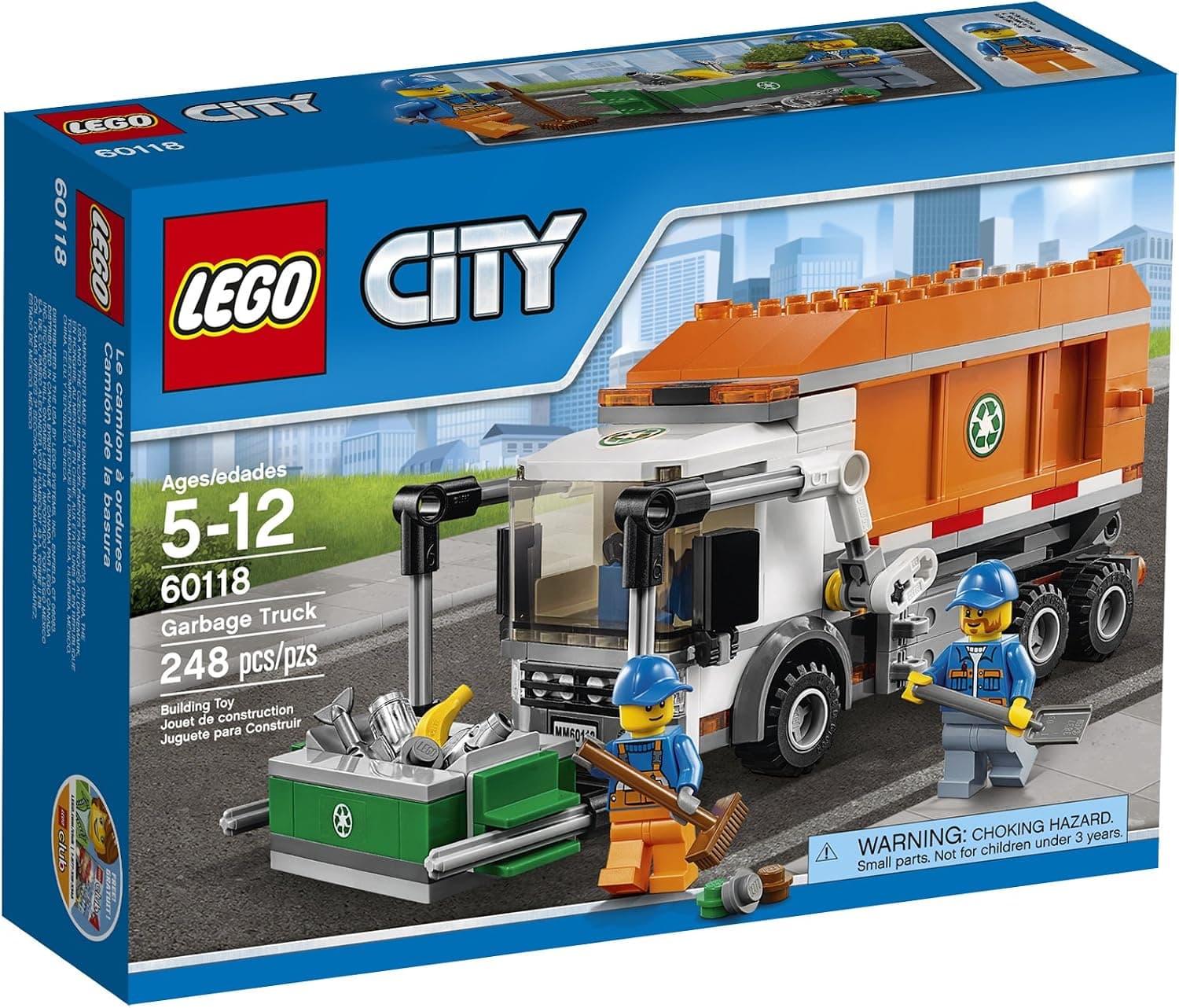 LEGO City Great Vehicles Garbage Truck (248 Piece)