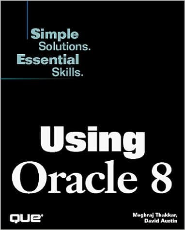 Using Oracle 8 (Using Series)