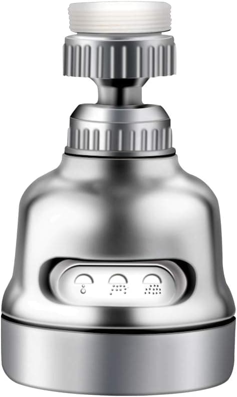 HYDRO MASTER Kitchen Faucet Sprayer Head,360°Rotatable, 3 Modes Adjustme