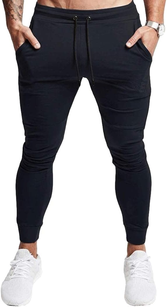 EVERWORTH Men's Joggers Sweatpants Men's Slim Jogger Pants Tapered Gym Running Workout Pant with Deep Pockets