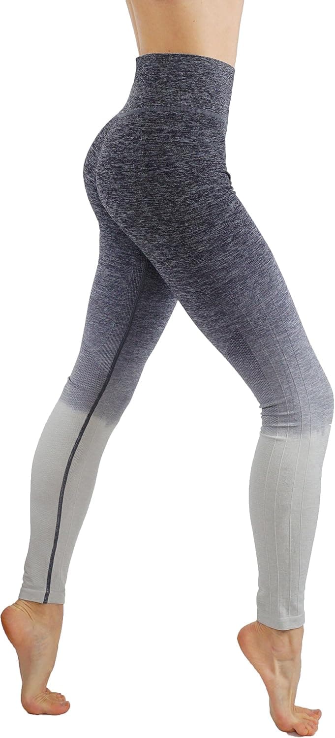 CODEFIT Yoga Dry-Fit Pants Workout Printed Leggings Ombte Print XS-3XL