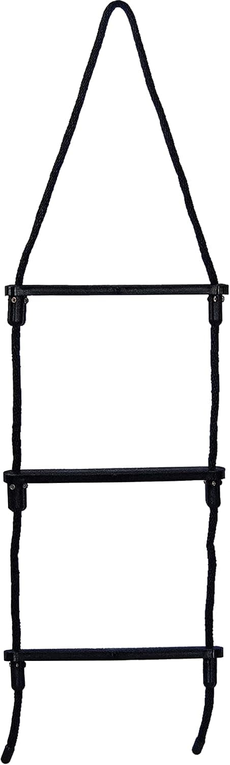 E-Z-TY 3-Step Rope Ladder - Black by E-Z-TY