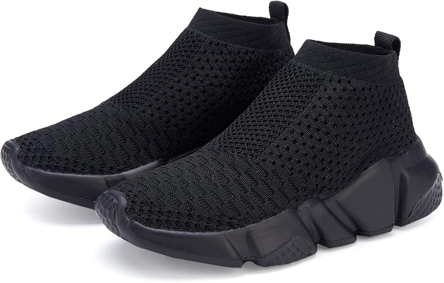 Hetios Girls Sneakers Running Shoes High-Heeled Socks Shoes Boys Athletic Sneakers Kids Sock Shoes (Toddler/Little Kid/Big Kid)