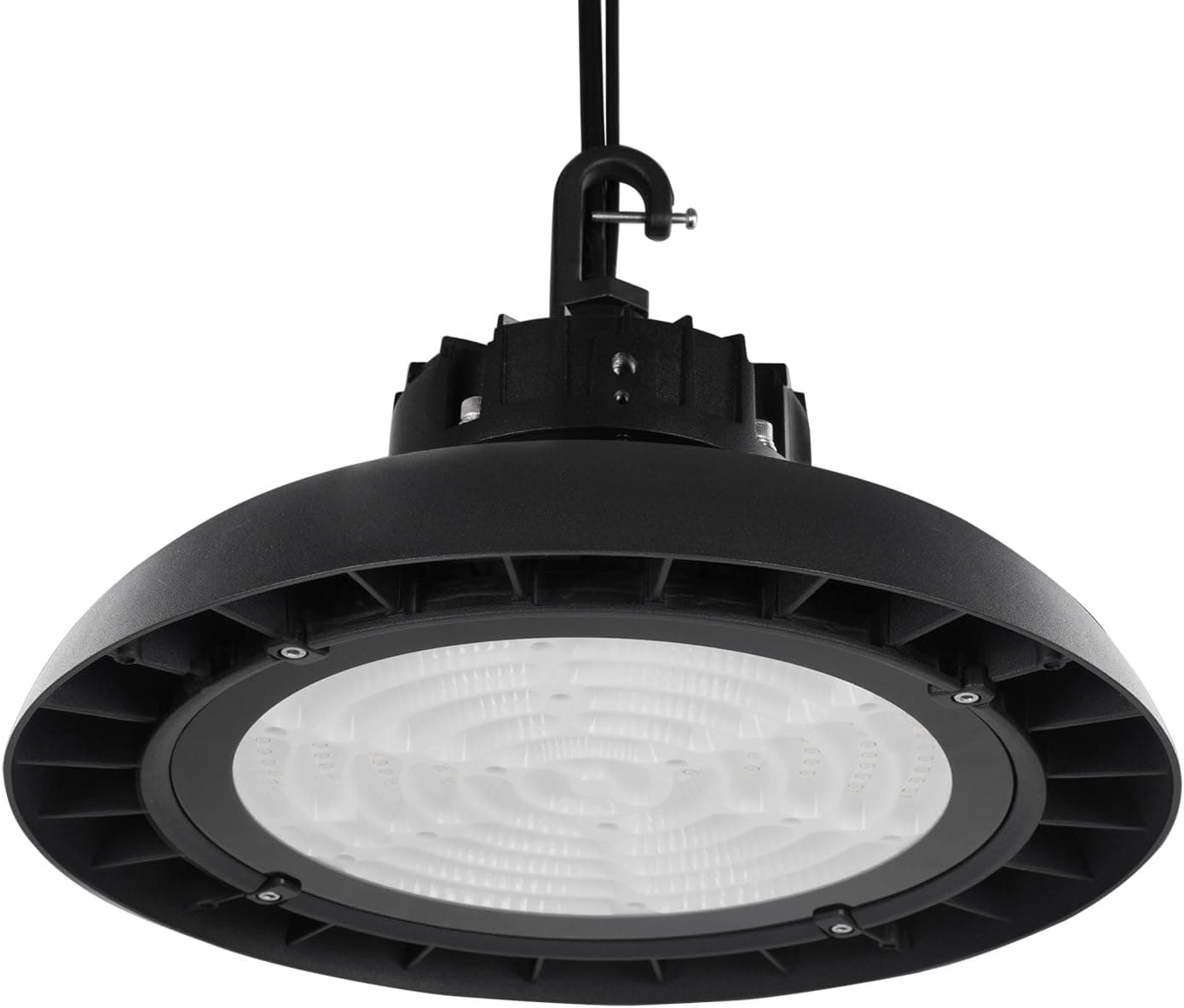 UFO LED High Bay Light-IP65 Waterproof Lamp,150W Dimmable 5000K Daylight White Ceiling Light, 600W Equivalent, 17200lm Lamp for Industrial Warehouse Workshop Shop Supermarket[Energy Class A ++]