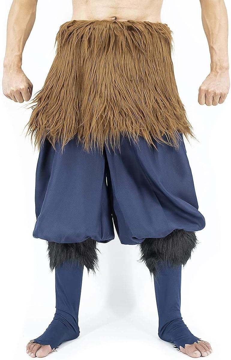 Tokisaki Hashibira Inosuke hat Cosplay Mask Hashibira Inosuke Apron Pants Outfit Cosplay Costume