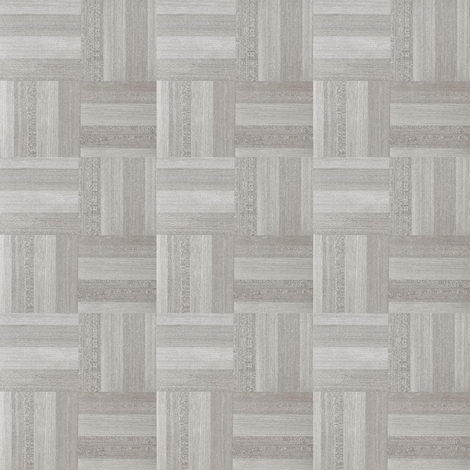 Tivoli Self Adhesive Vinyl Floor Tiles, 45 Tiles - 12" x 12", Ash Grey Wood- Peel & Stick, DIY Flooring for Kitchen, Dining Room, Bedrooms, Basements & Bathrooms by Achim Home Decor