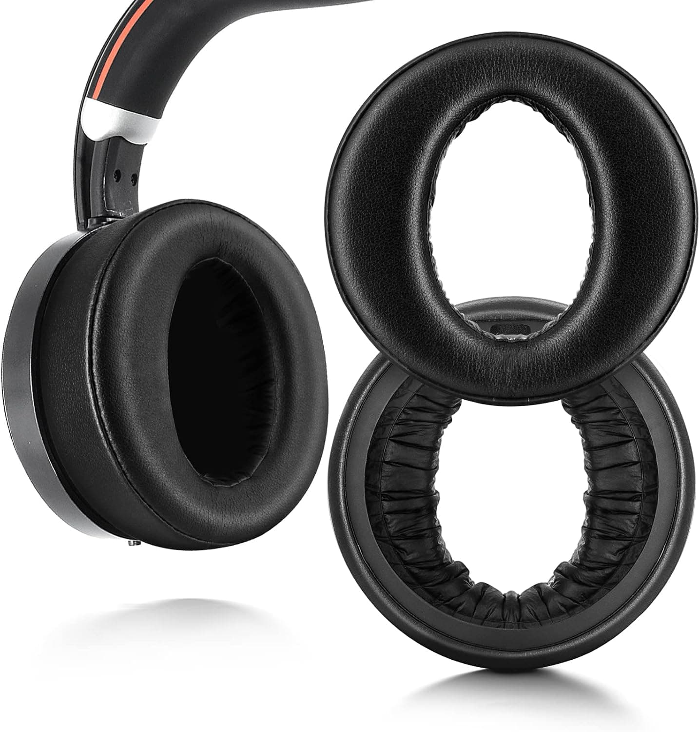 Protein Leather Replacement Ear Pads for Jabra Evolve 80 UC Headphones Ear Cushions/Cups/Covers