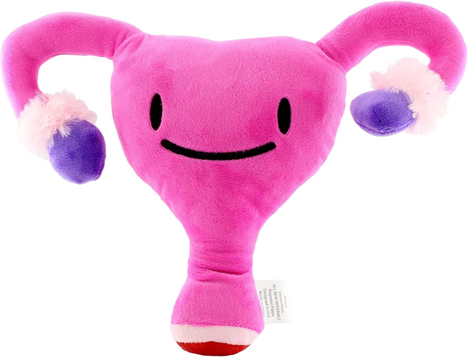 Attatoy Plush Uterus - Ivy The Uterus - Stuffed Toy, 12-Inch After Surgery Pal, Hysterectomy, Endometriosis, Fallopian Tubes, Ovaries