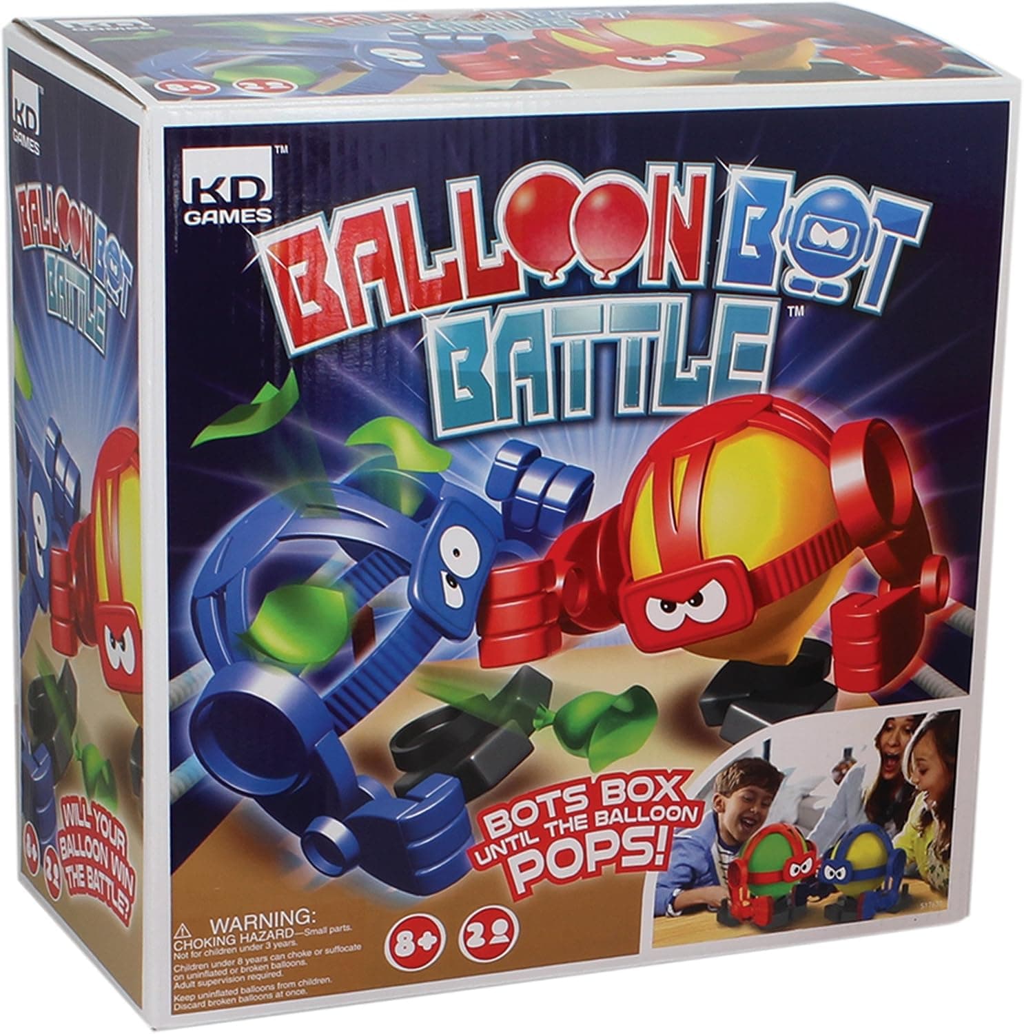 KD Kids Balloon Bot Battle Family Game