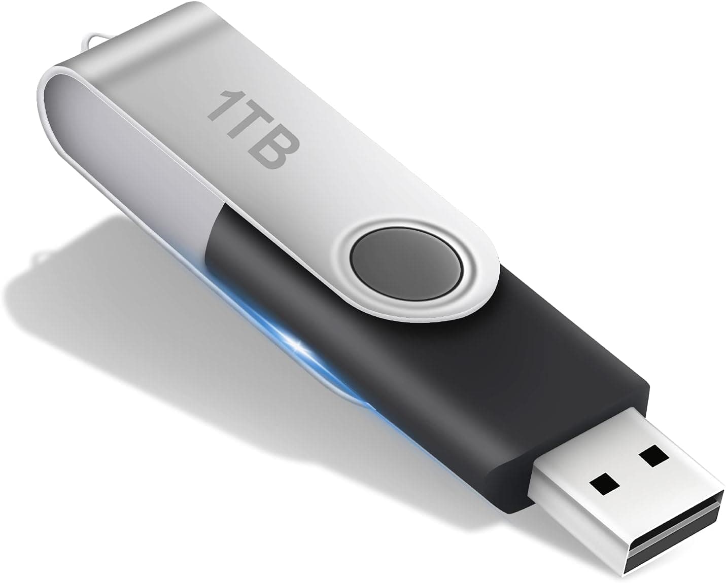 1TB Flash Drive 3.0, Super High-Speed Portable Thumb Drive 1TB Compatible with Computer/Laptop, Keychain Design USB Memory Stick 1000GB, USB 3.0 External Data Storage Drive 1TB - 100MB/s
