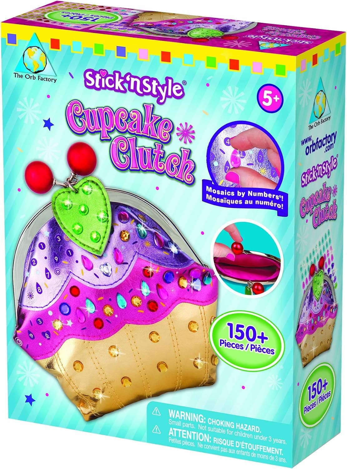 The Orb Factory Limited Stick 'n Style Cupcake Clutch