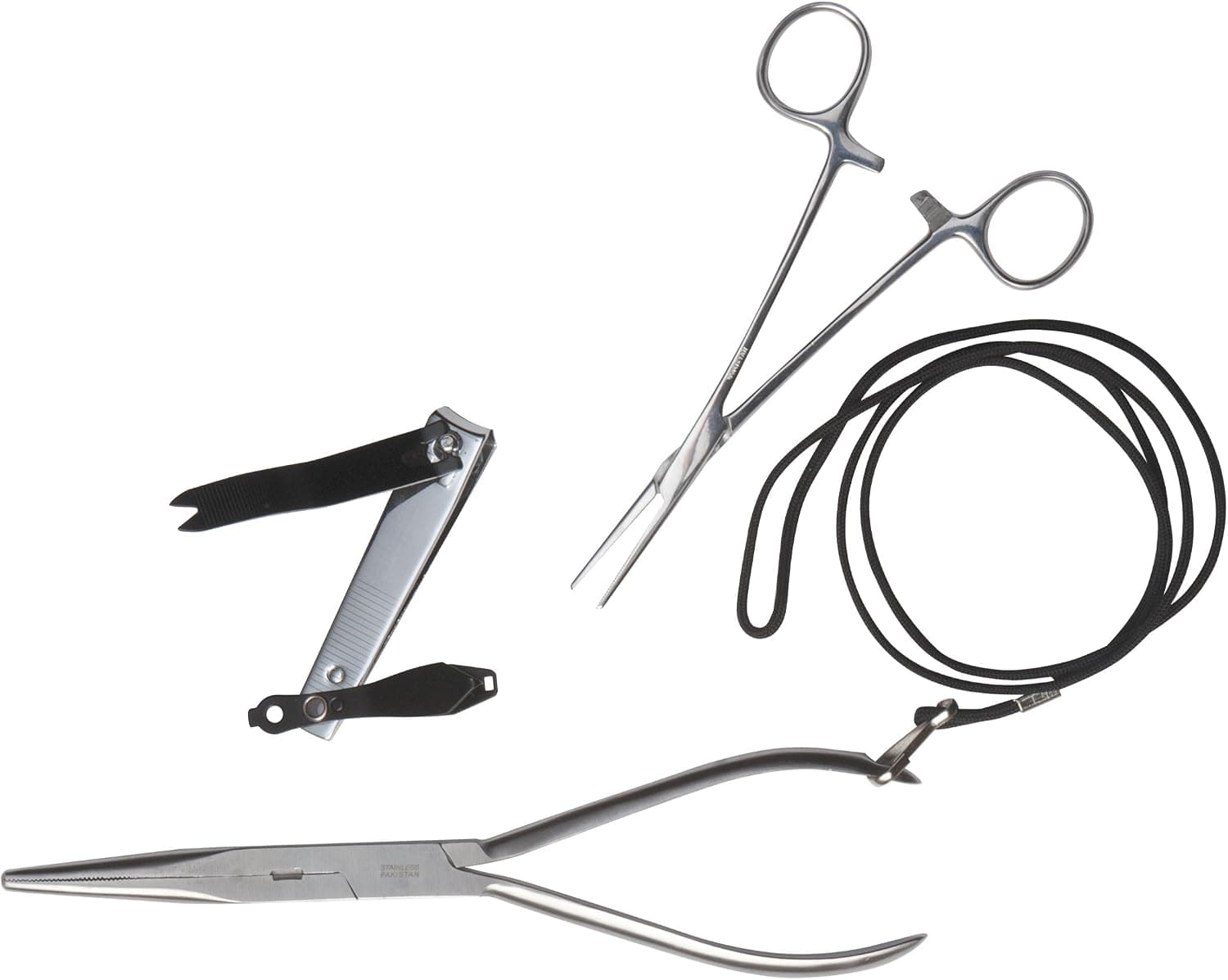 Baker B8SSPC 8-Inch Pliers w/Lanyard, Clippers & Forceps Combo