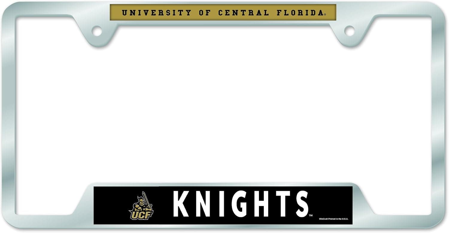 WinCraft NCAA Metal License Plate Frame