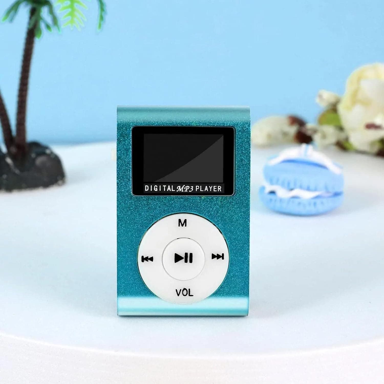 Portable MP3 Player Mini USB LCD Screen MP3 Music Player MP3/FM Radio Player Portable Digital Music Media Player Support 32GB Micro SD TF Card Sports Music Player