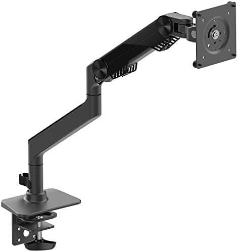 Bestand Aluminum Single Monitor Stand - Monitor Mount for LED LCD,Up to 32 inches Screen, (Grey)
