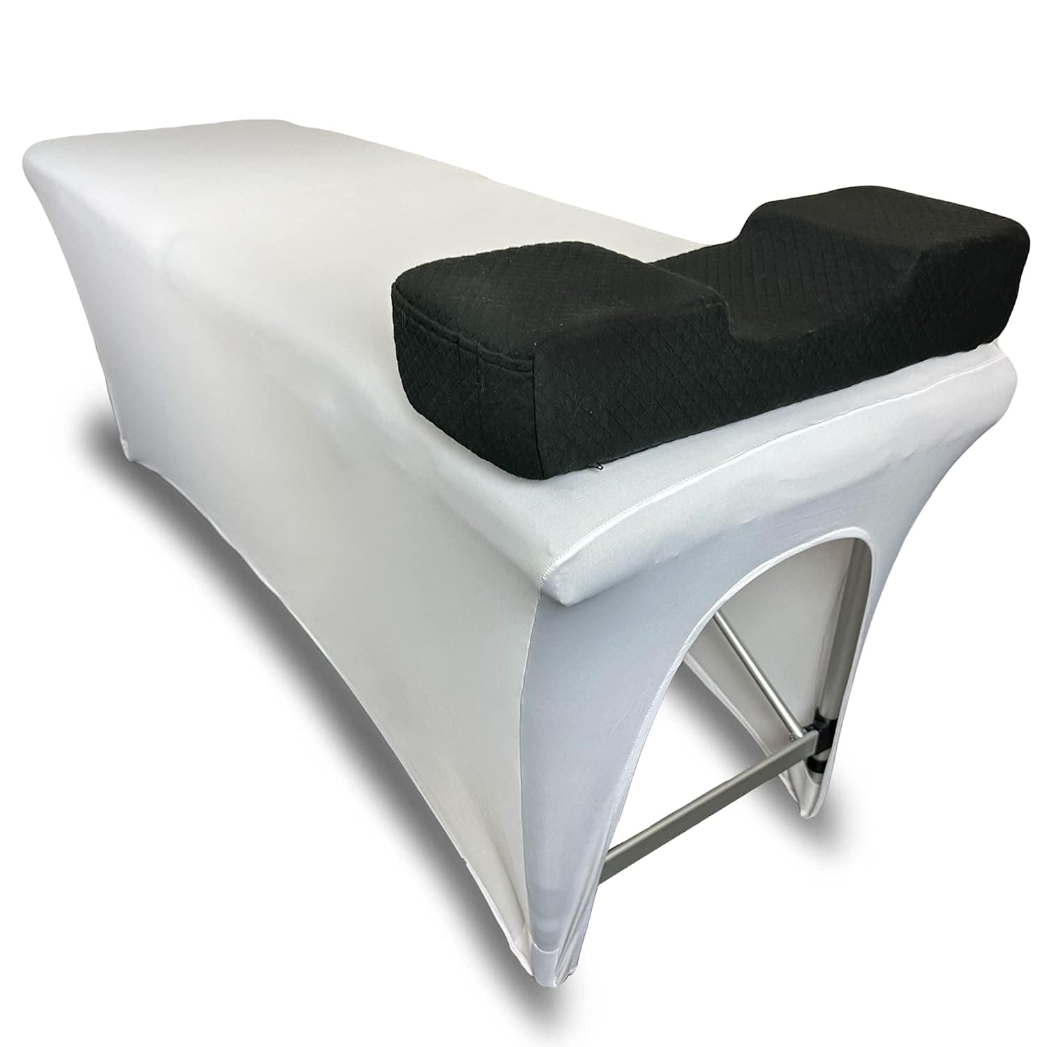 Spa Bed Cover for Lash Extension Bed Xolloz Lash Bed Cover - Excellent for a Lash Table or Massage Bed (White)