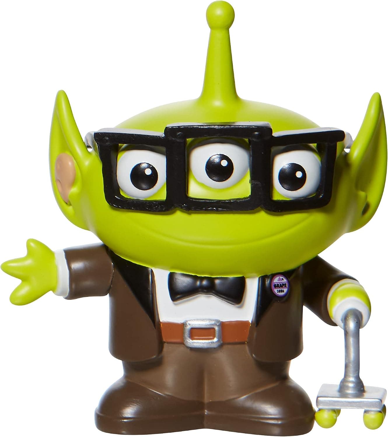 Enesco Disney Showcase Alien Remix UP Carl Figurine, 2.5 Inch, Multicolor