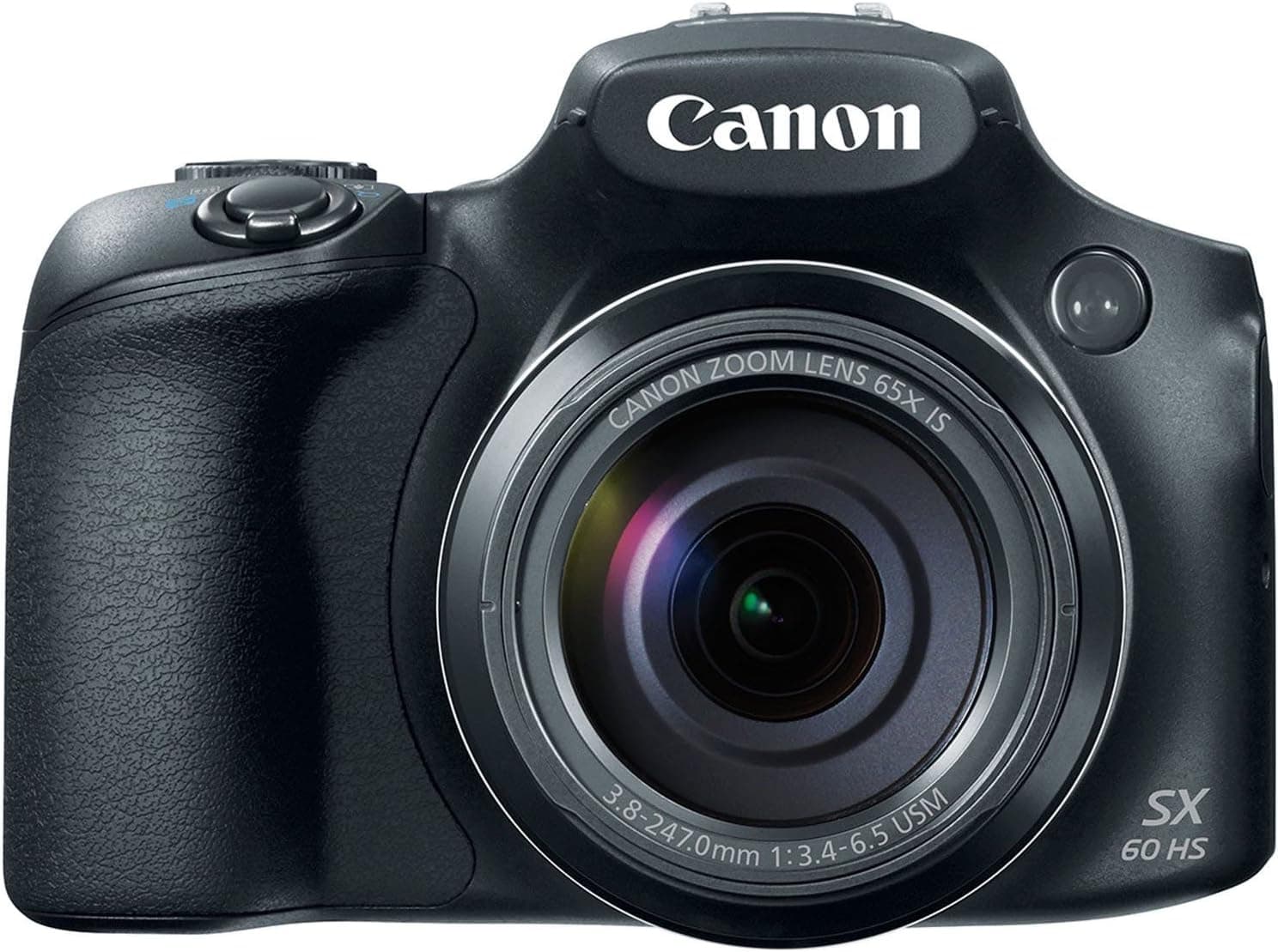 Canon Powershot SX60 16.1MP Digital Camera 65x Optical Zoom Lens 3-inch LCD Tilt Screen (Black)