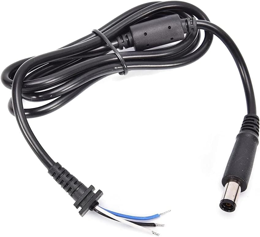 nashiourty 7.4x5.0mm 1.2m Laptop Notebook Power Supply Cable DC Jack Tip Plug Connector Cord Cable for Dell Power Charger Adapter dc Jack Tips